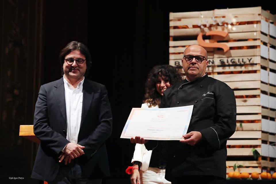 Giuseppe Martinez riceve il premio Best in Sicily 2017