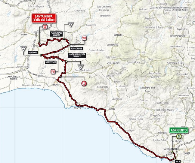 Percorso 5 tappa Giro d'Italia