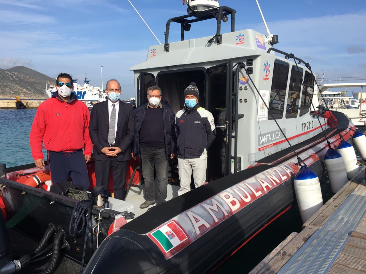 Nella Foto Il Comandante Giuseppe Novara Il Commissario Asp Trapani