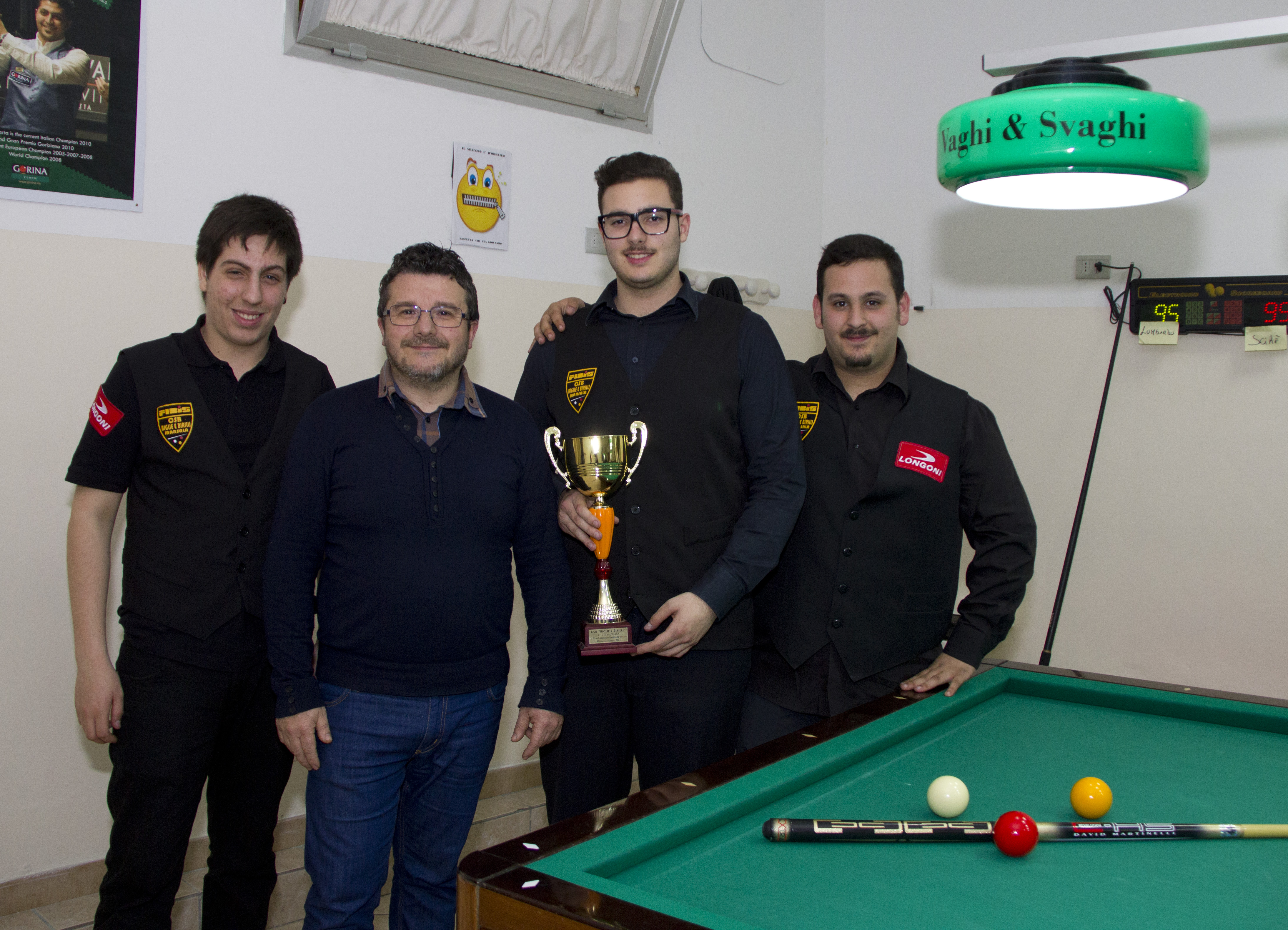 Campionato Juniores di Biliardo, vince il marsalese Gabriele Lombardo