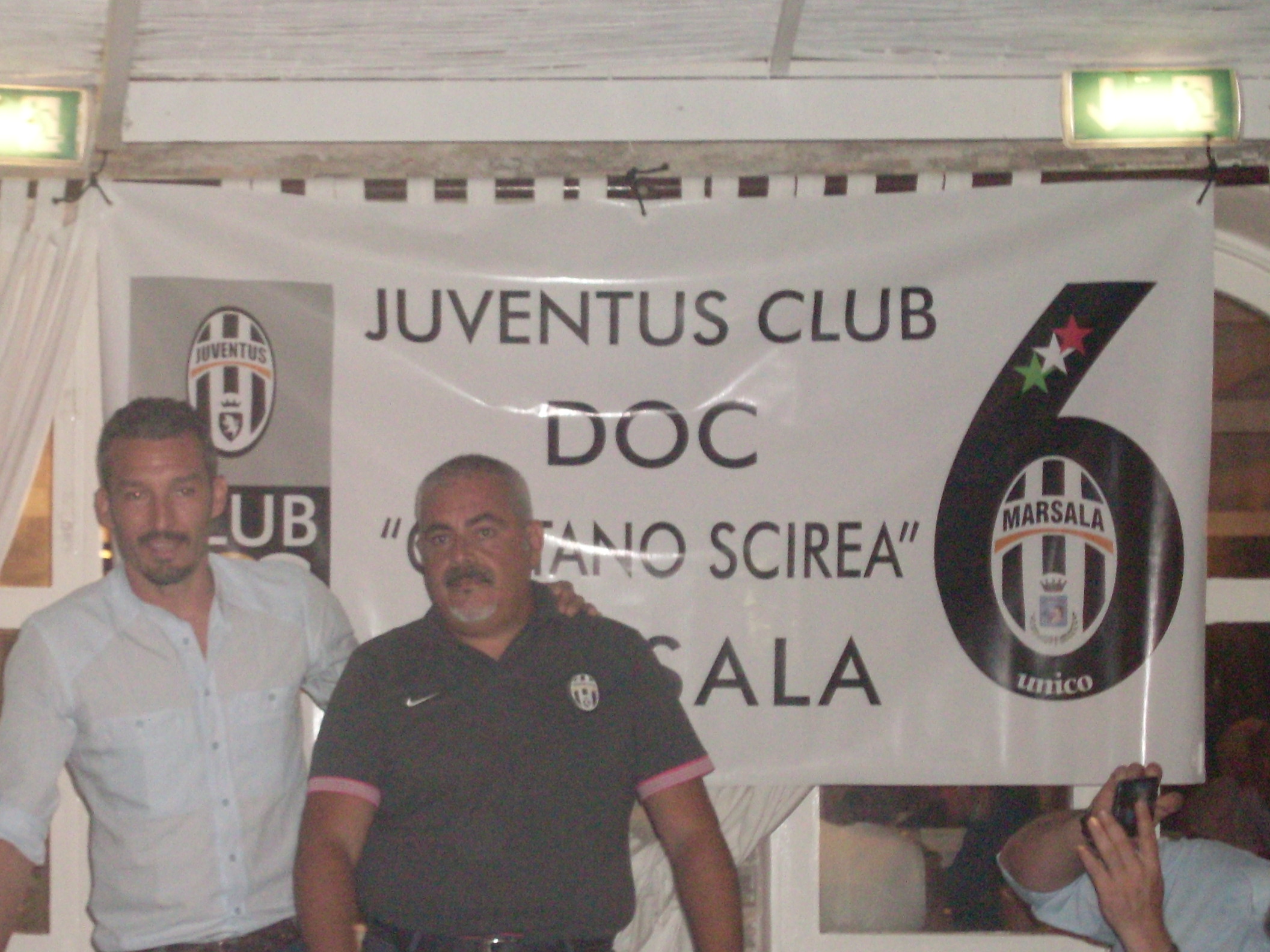 Gianluca Zambrotta a Marsala per la prima iniziativa dello Juventus Club Doc “Gaetano Scirea”