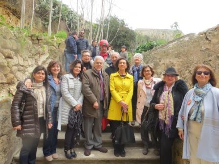 L’assessore regionale Purpura in visita a Santa Maria della Grotta: “Mi impegnerò per un progetto di restauro”