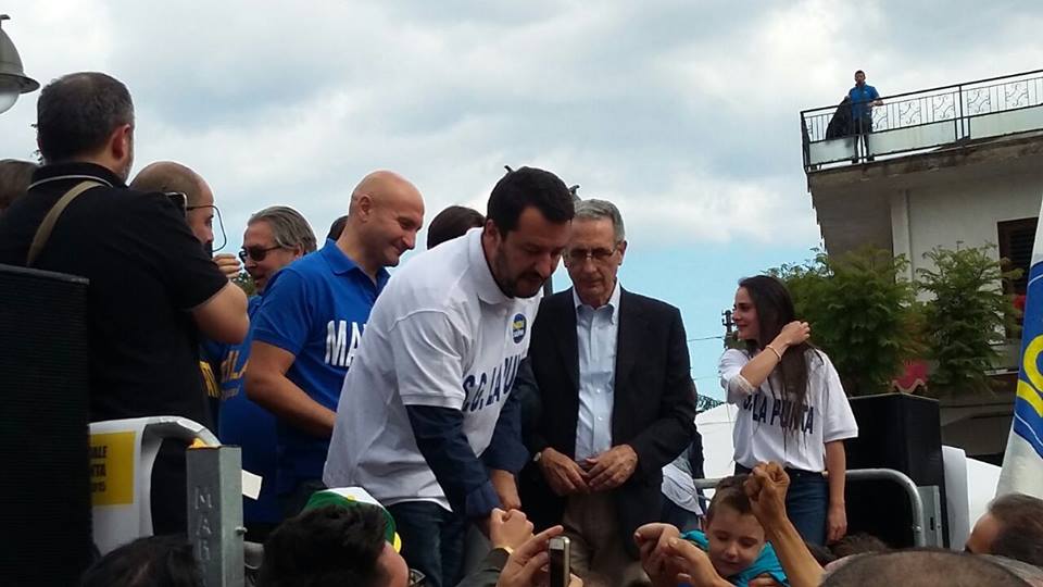 Armato raggiunge Salvini a San Giovanni La Punta: “Abbiamo parlato di Marsala, scuole e strutture sportive”