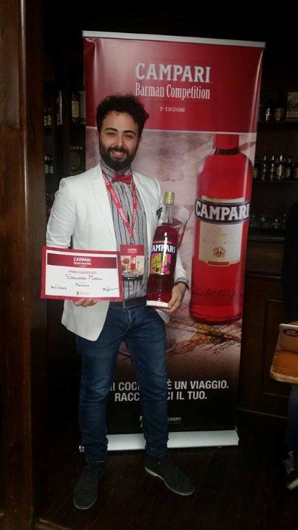 Il marsalese Salvatore Maggio vince la selezione regionale del Campari Barman Competition e vola in finale