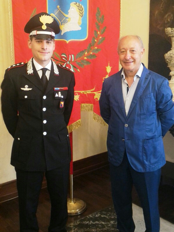 Il nuovo comandante dei carabinieri in visita dal sindaco