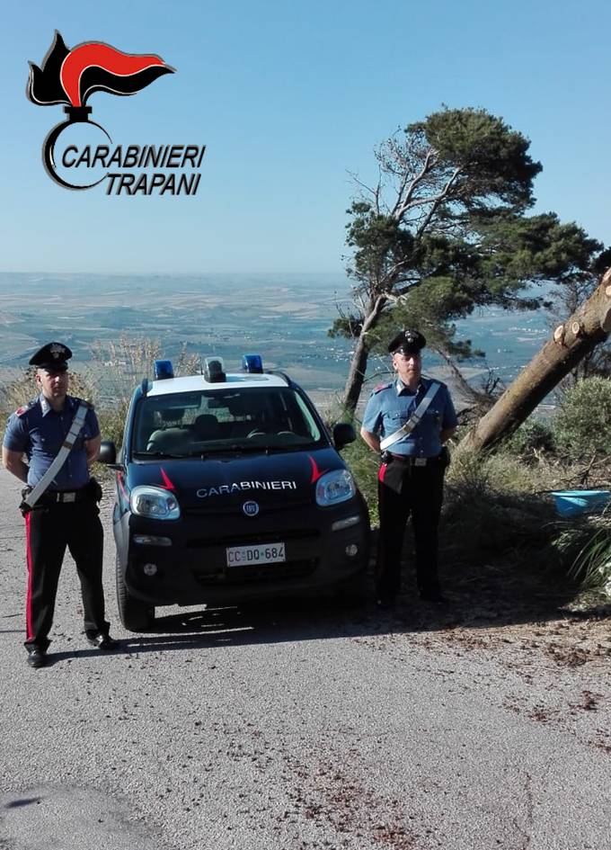 Erice: i Carabinieri identificano e denunciano un piromane