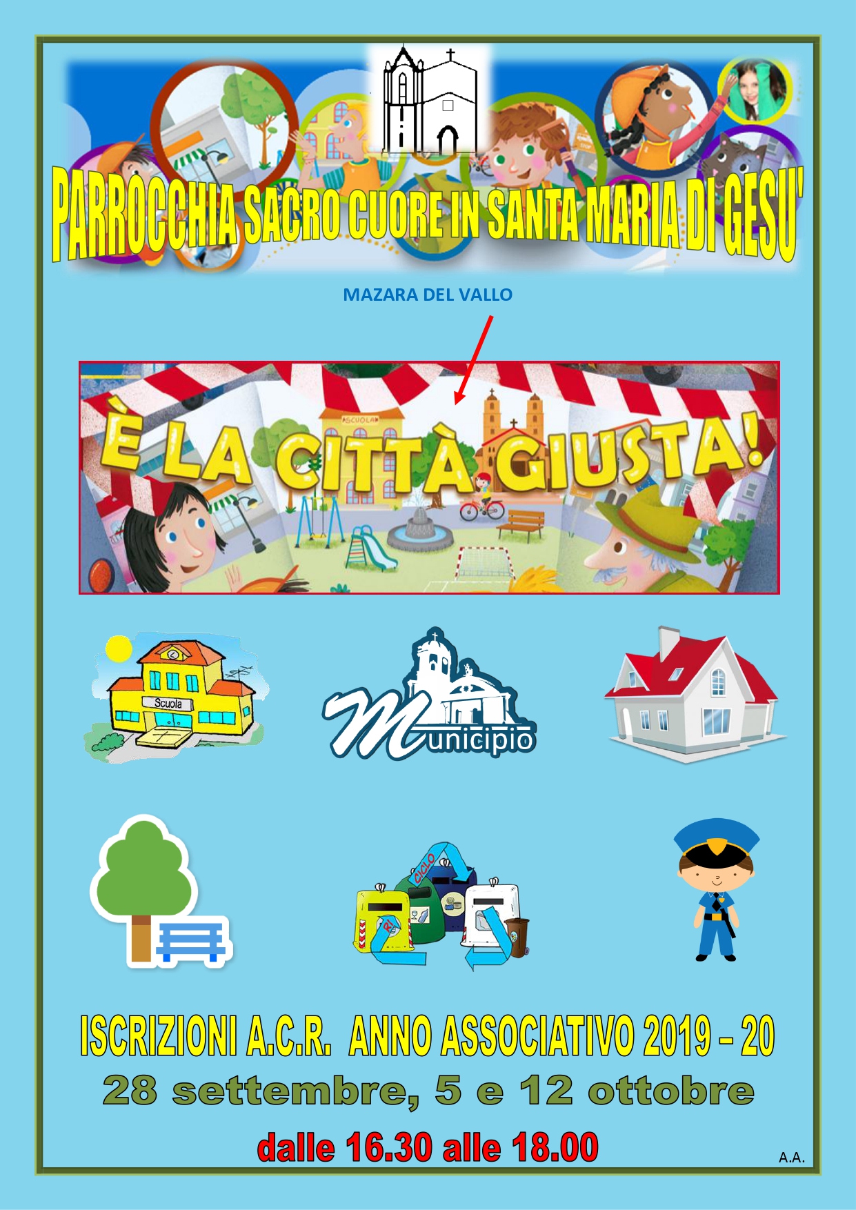 Mazara Al Via Le Iscrizioni Al Nuovo Anno Di Azione Cattolica Ragazzi