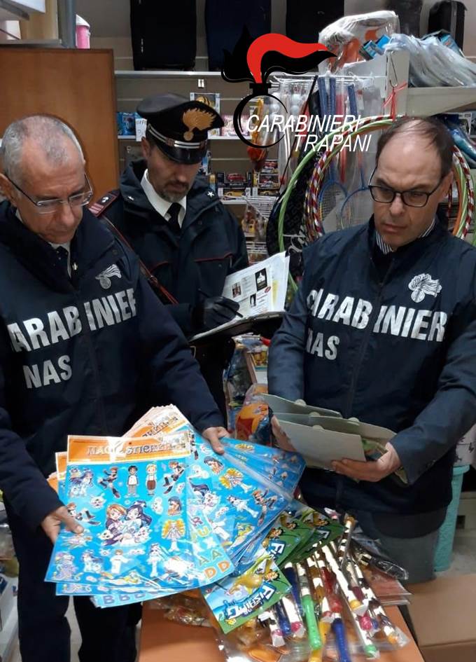 Marsala: articoli e giochi pirotecnici non a norma, sequestri dei Carabinieri