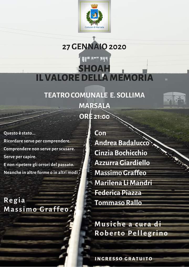 Lunedì evento al “Sollima” per non dimenticare l’Olocausto