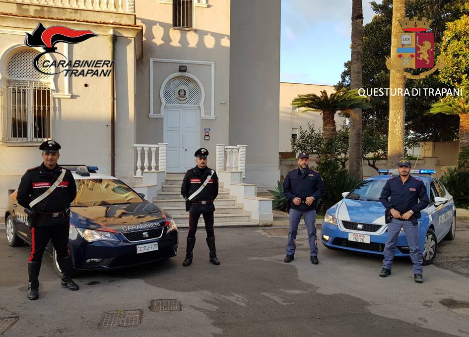 Furto in abitazione, carabinieri e polizia arrestano 5 marsalesi