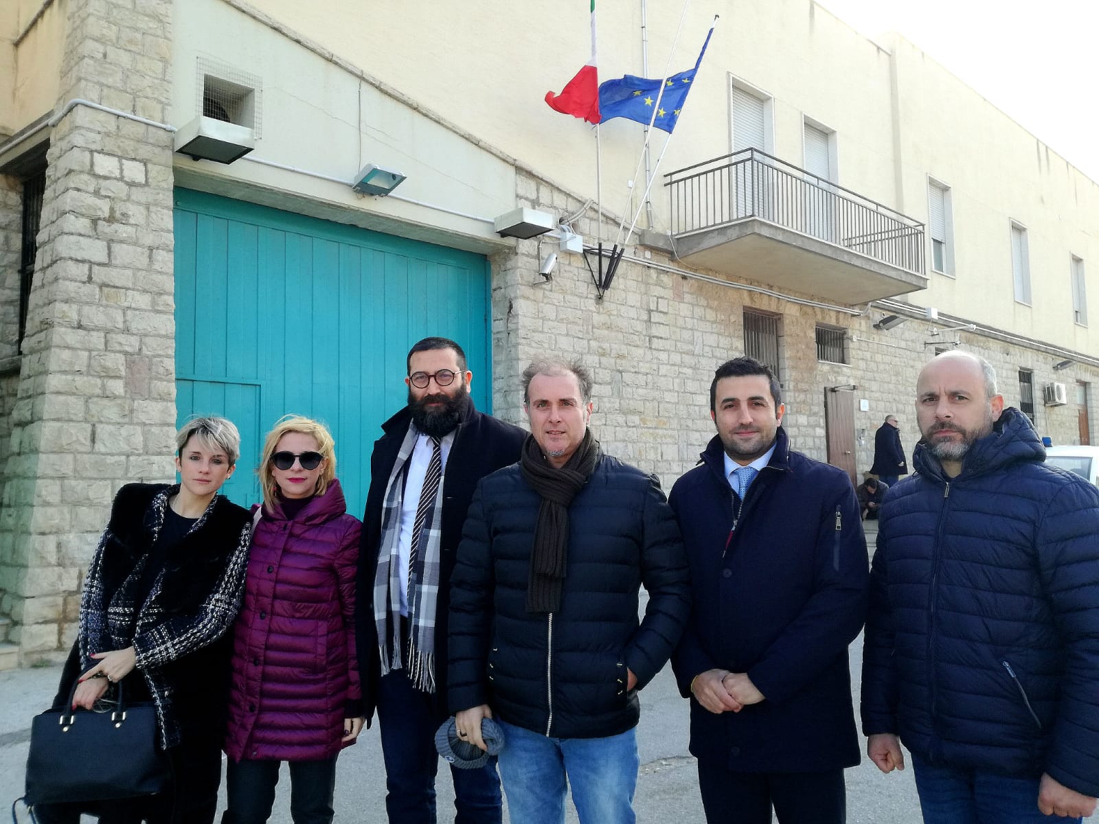 Delegazione del M5S in visita al carcere di Trapani