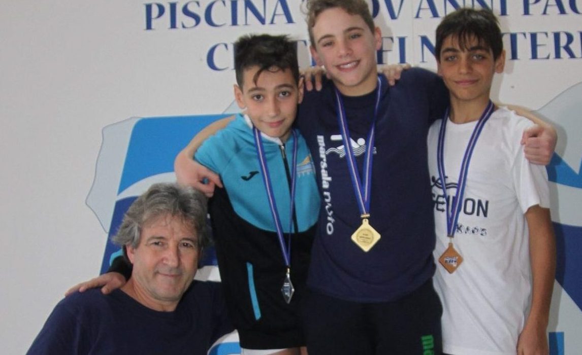 Campionati regionali: Federico Russo della Marsala Nuoto oro nei 100 e 200 dorso