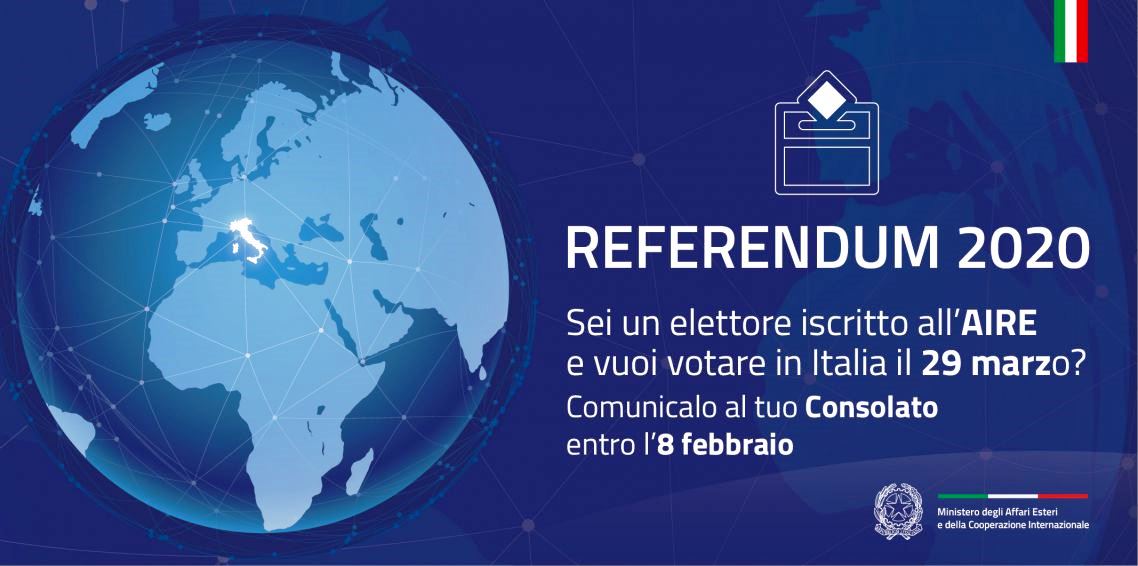 Referendum taglio parlamentari, ecco come votano gli italiani all’estero