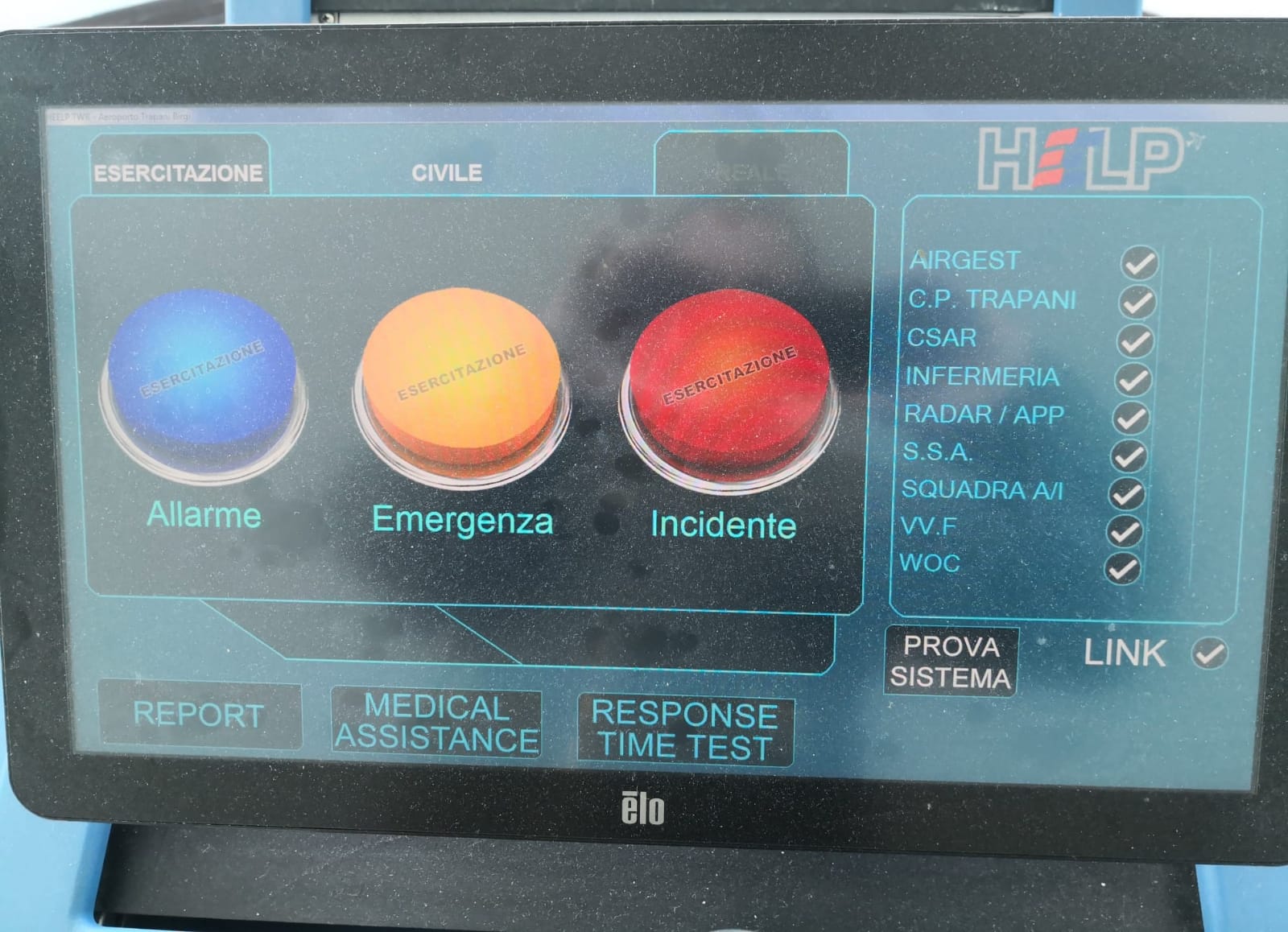 Sistema di Emergenza, l’aeroporto di Birgi prima in Italia nel Response Time Test