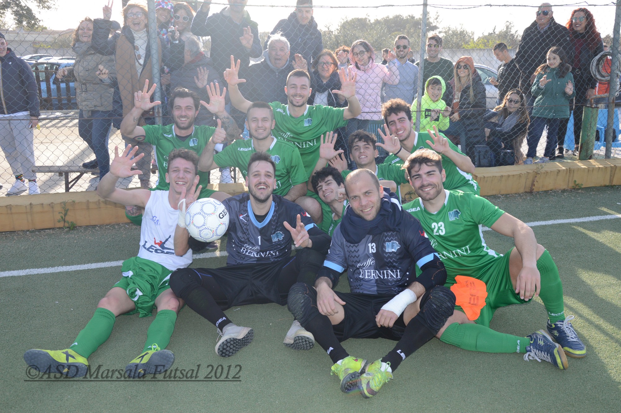 Calcio a 5: ottava vittoria consecutiva per il Marsala