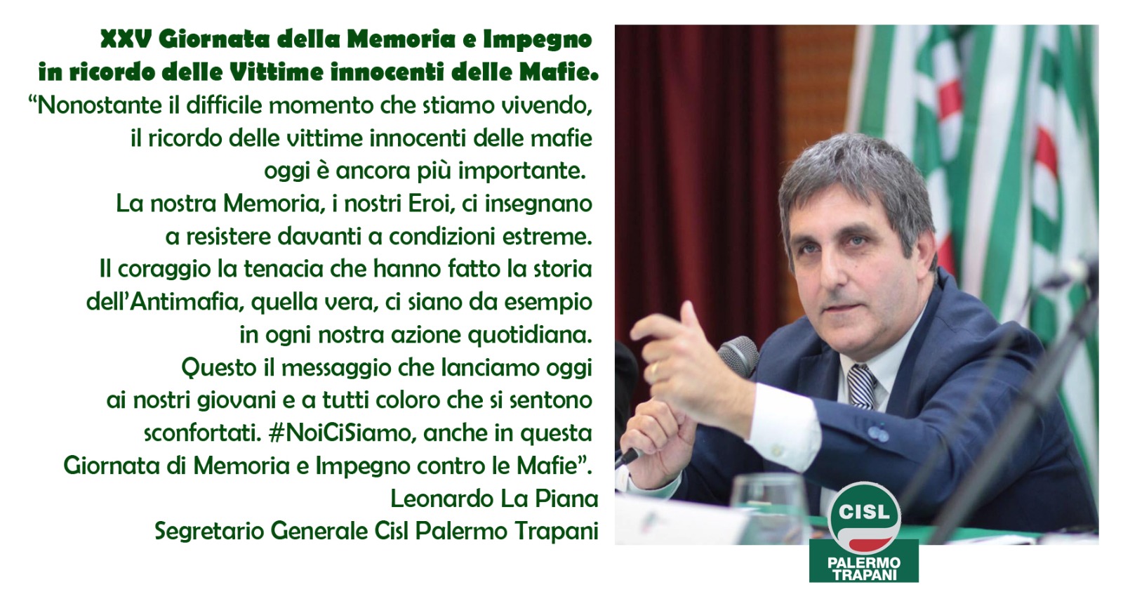 Giornata delle Vittime della Mafia, oggi doveva tenersi il corteo a Palermo. Ma ci sono i social…