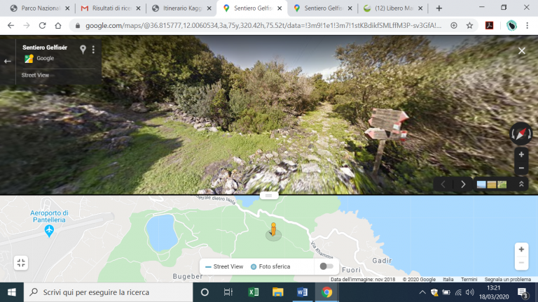 Virtual tour al Parco dell’Isola di Pantelleria, #iorestoacasa ma viaggio col cuore