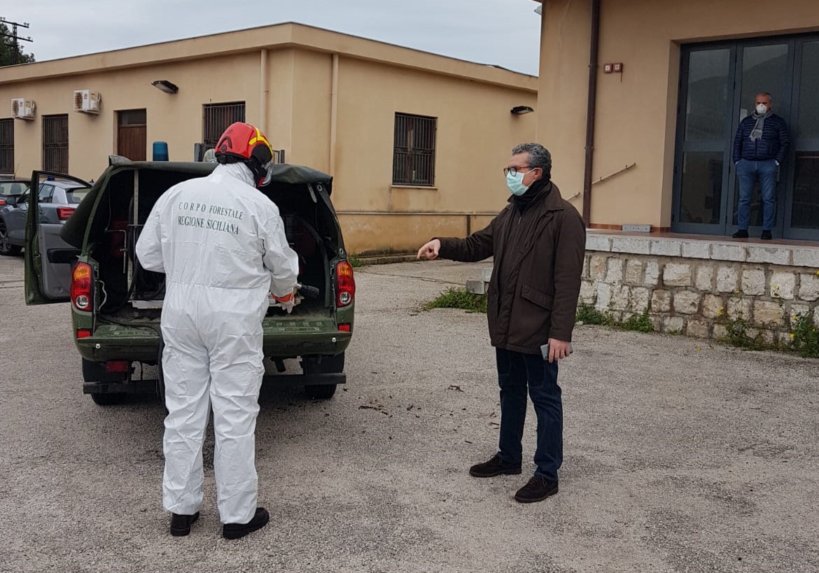 Coronavirus: il Corpo forestale siciliano sanificherà i Comuni. Si inizia dalle zone rosse
