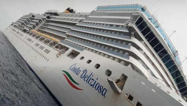 Respira in modo autonomo il crocerista trasferito al Sant’Antonio Abate