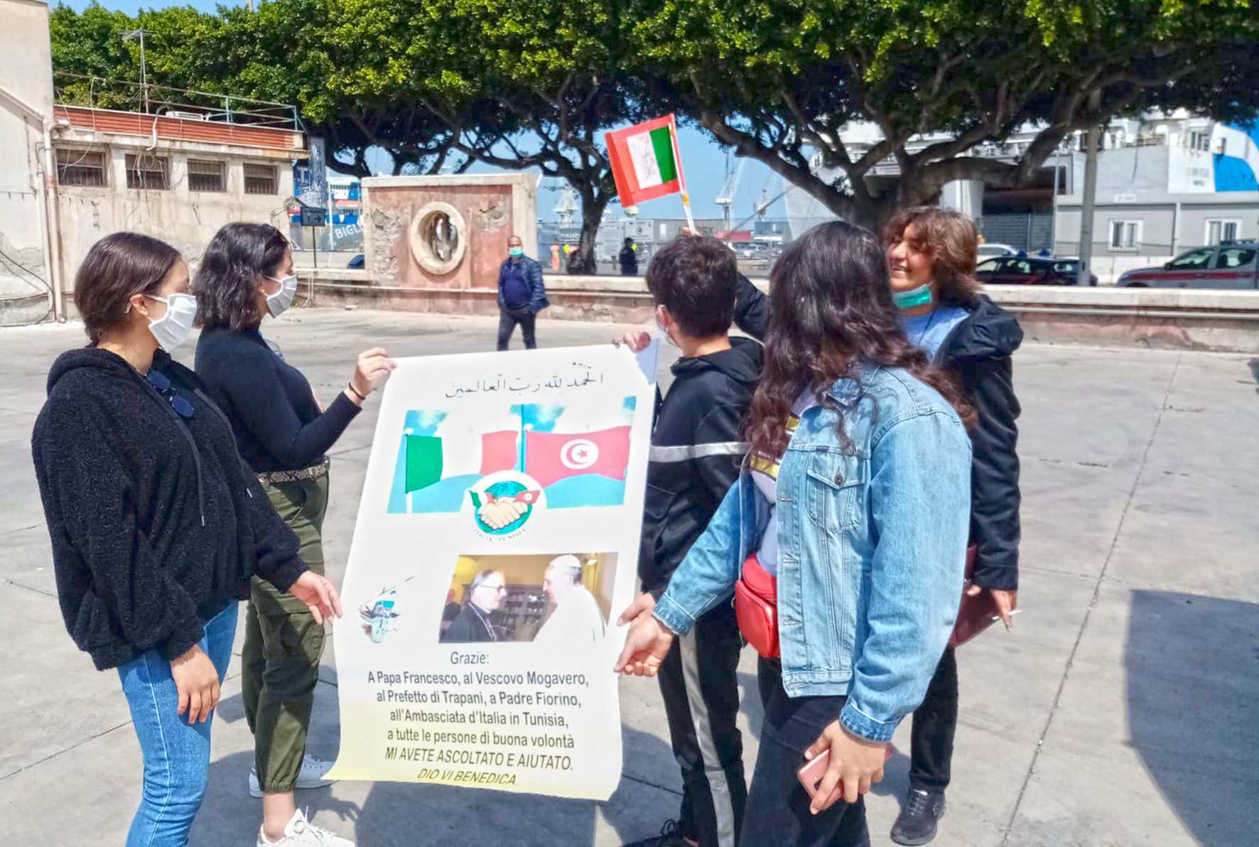 Mazara: i figli rivedono il padre ammalato, arrivati dalla Tunisia grazie alle Istituzioni