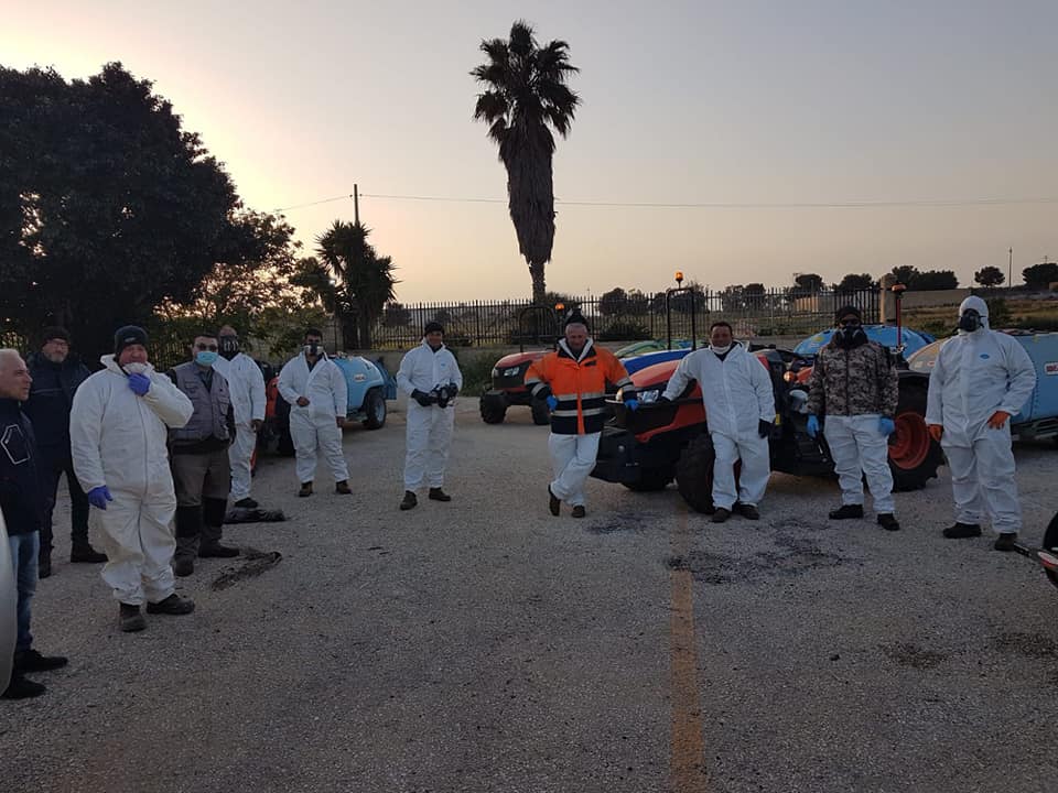 Prevenzione rischi di contagio da Covid-19: questa sera  3° intervento di disinfezione a Campobello e nelle frazioni