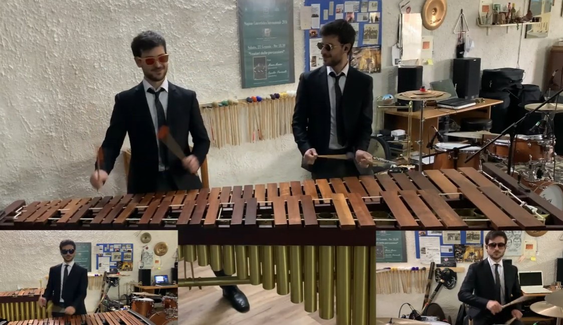 Il percussionista marsalese Mauro Marino si fa in cinque per suonare “Coffin Dance” (VIDEO)
