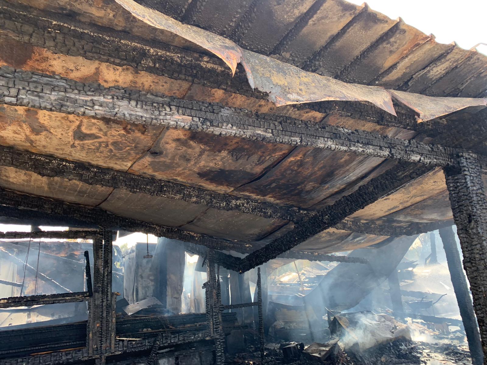 Marsala: va a fuoco il lido Zelig, cause ancora da accertare