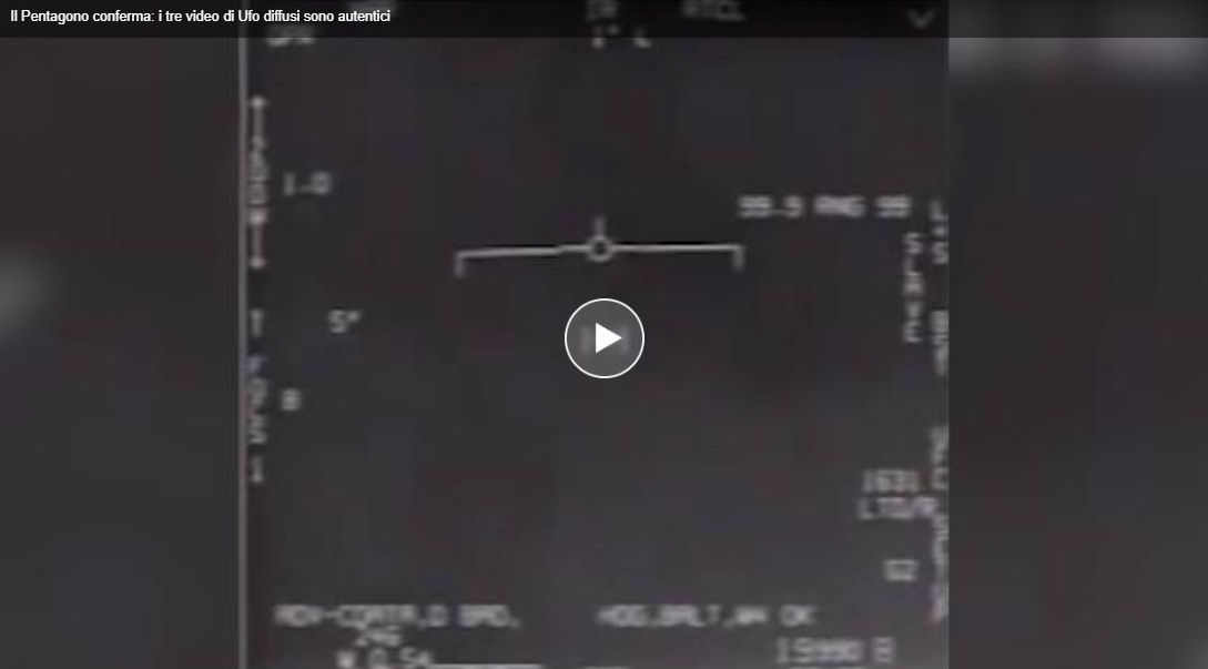 I tre video di Ufo sono reali. La conferma del Pentagono