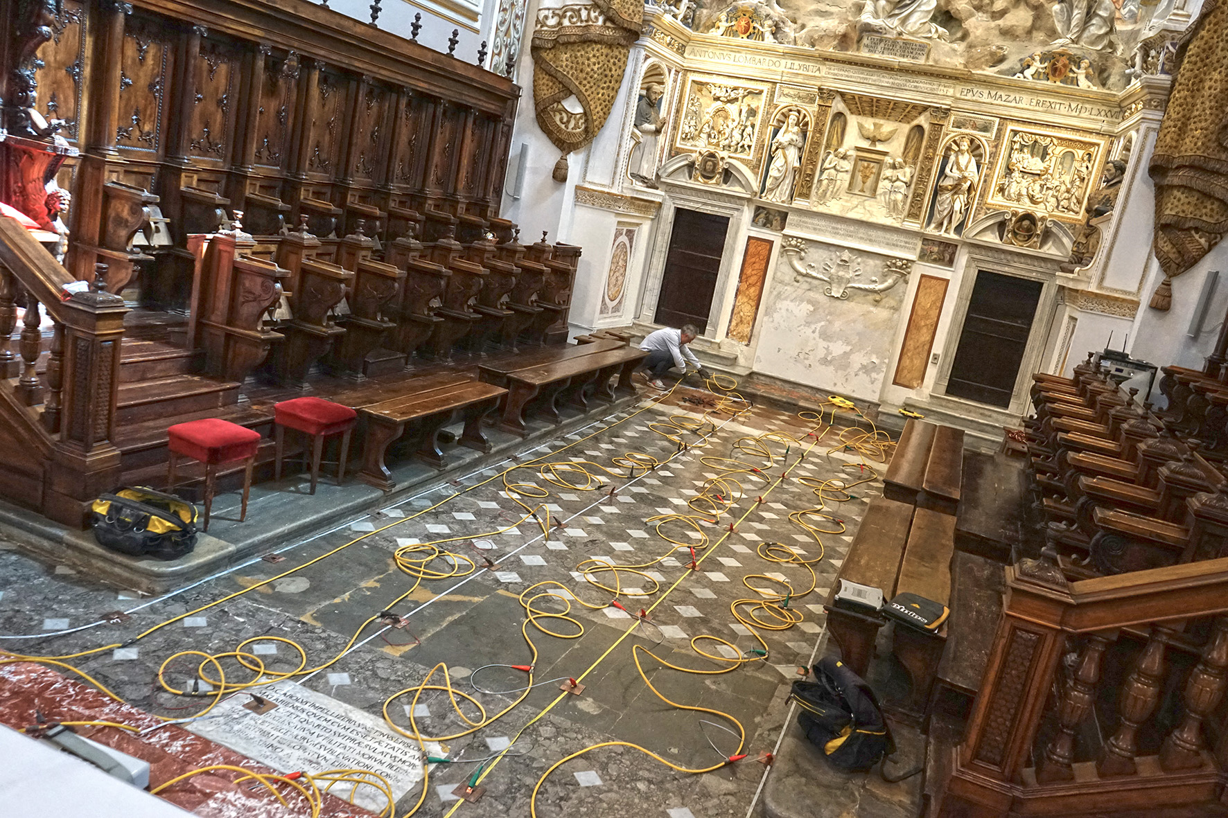 Alla Cattedrale di Mazara indagine tomografica alla scoperta delle cripte