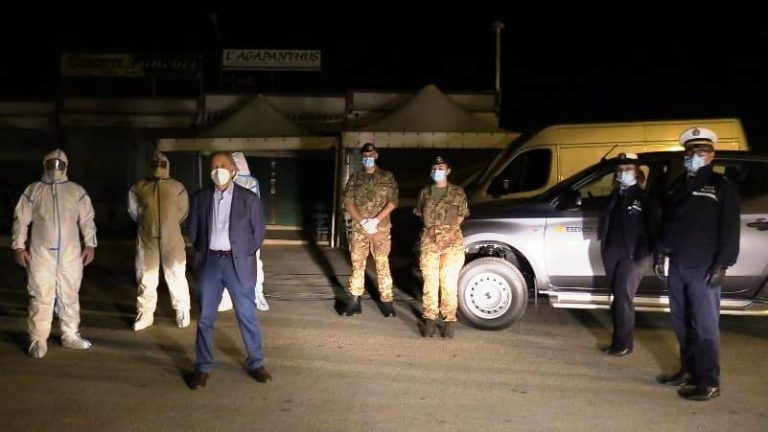 Marsala: effettuata la sanificazione con i mezzi dell’Esercito