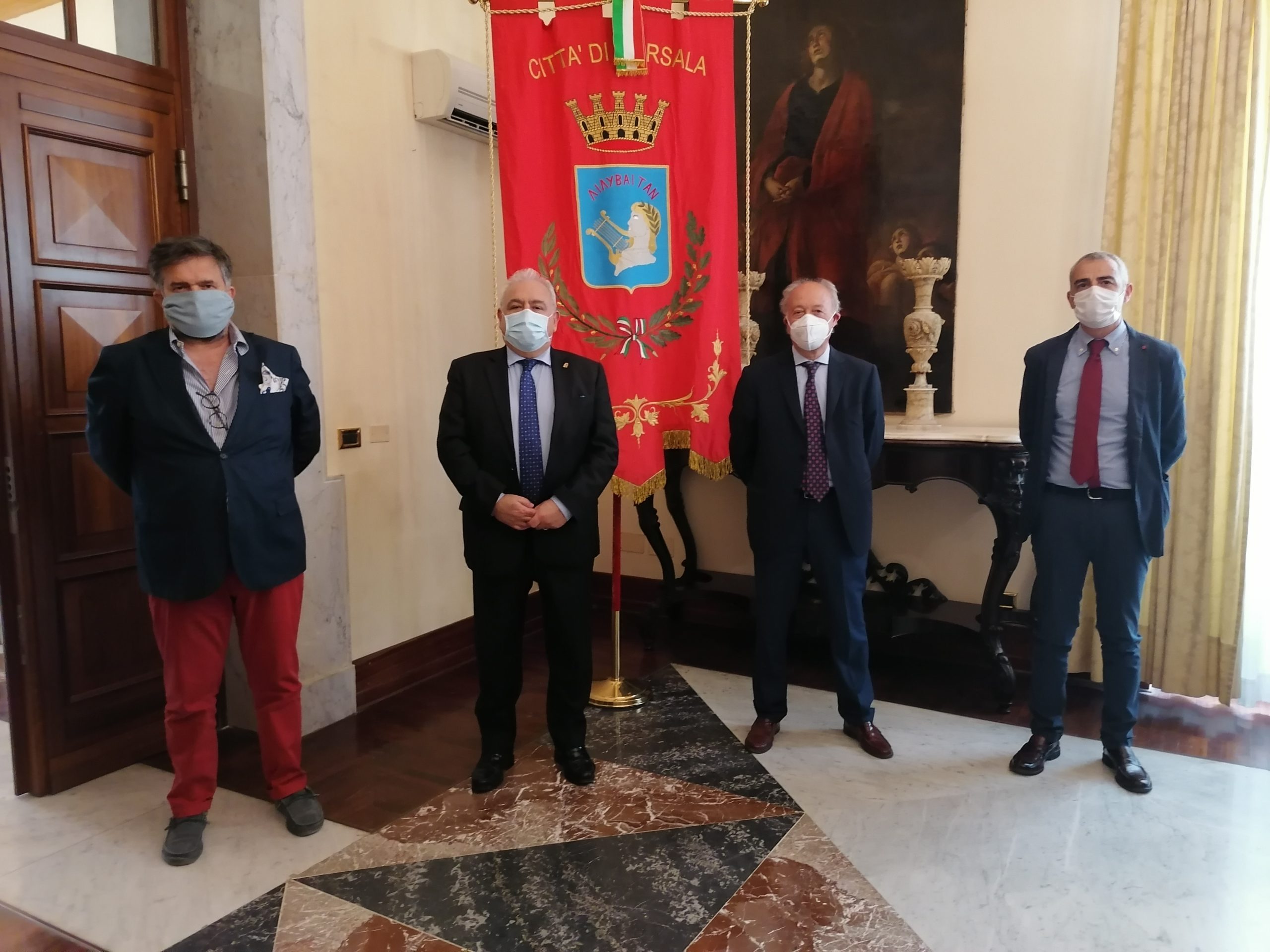 Marsala: il sindaco riceve il nuovo capo della Polizia e il Questore