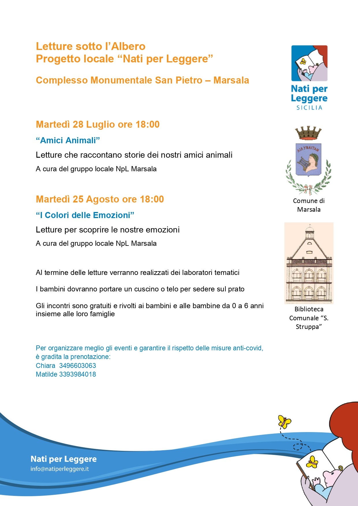 Letture sotto l’Albero, a San Pietro iniziano gli incontri per bambini