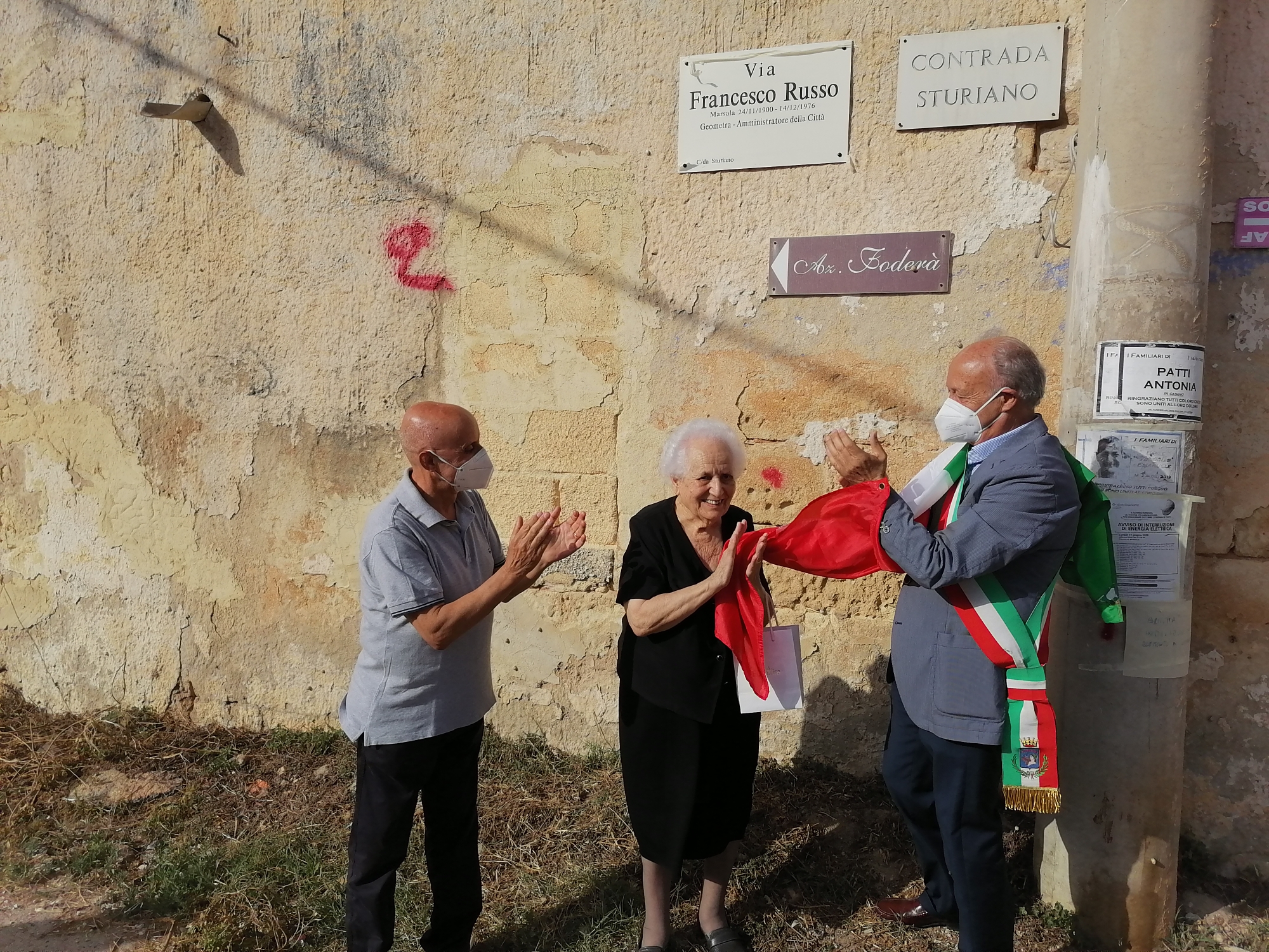 Intitolata al geometra Francesco Russo una via di Marsala