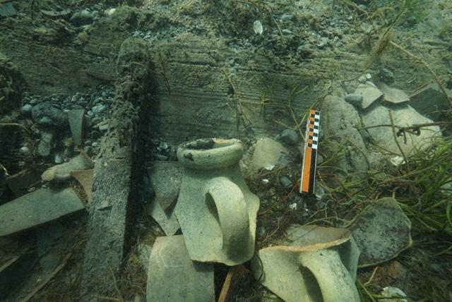 A Marausa ritrovato un relitto di nave oneraria