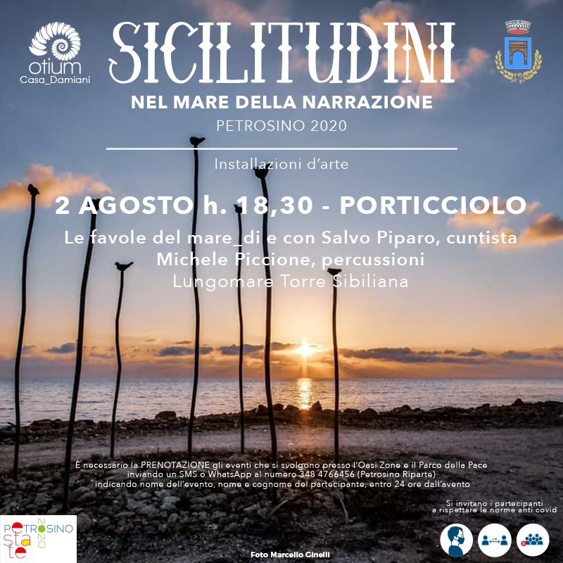 Al via a Petrosino la rassegna Sicilitudini, primo evento con Silvano Piparo