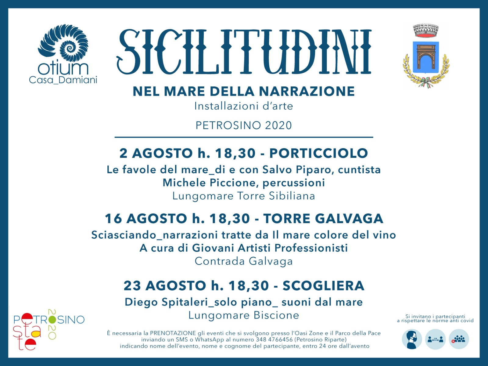 “Petrosino Estate 2020”, torna l’appuntamento con “Sicilitudini”