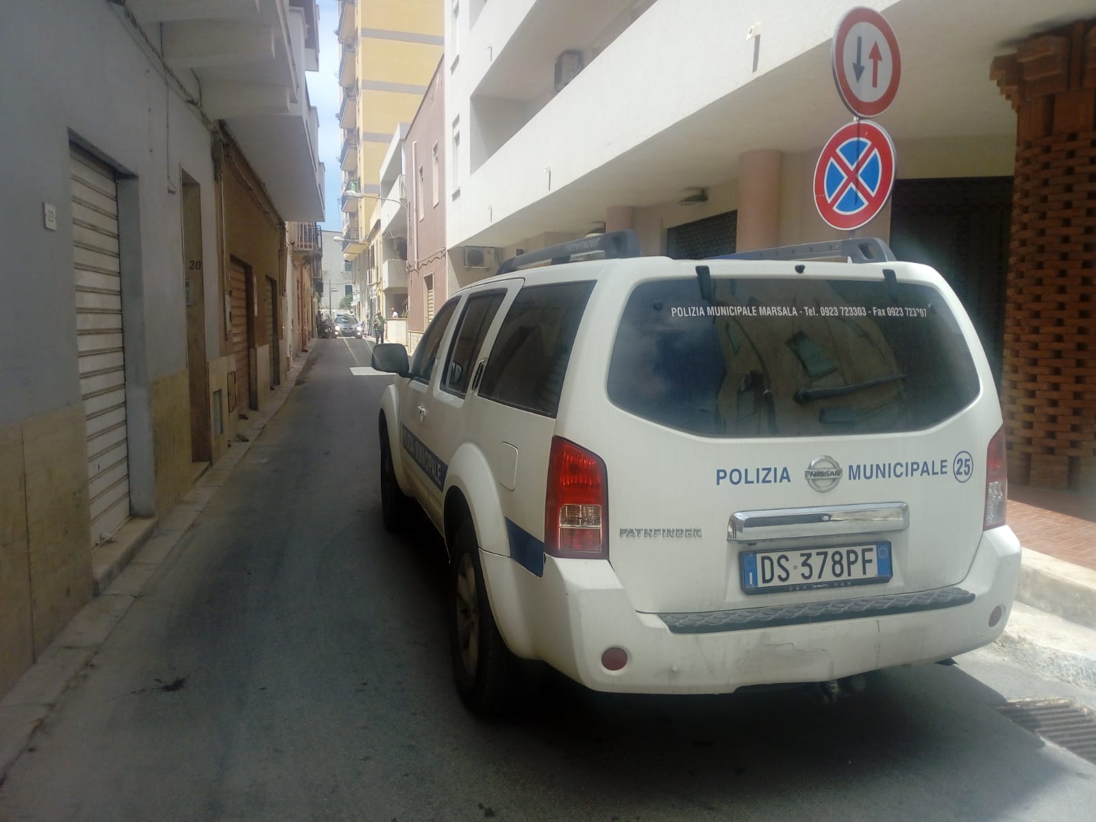 Marsala: caos in via Lazzara, ferito alla testa un uomo