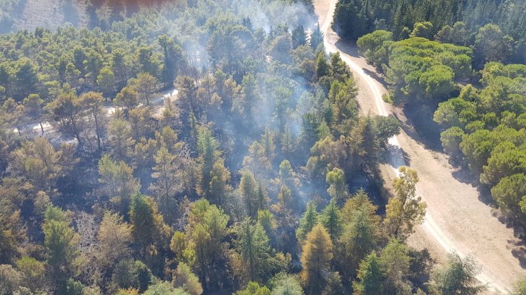 Incendio nell’agrigentino, interviene anche un elicottero dell’aeronautica militare di Birgi