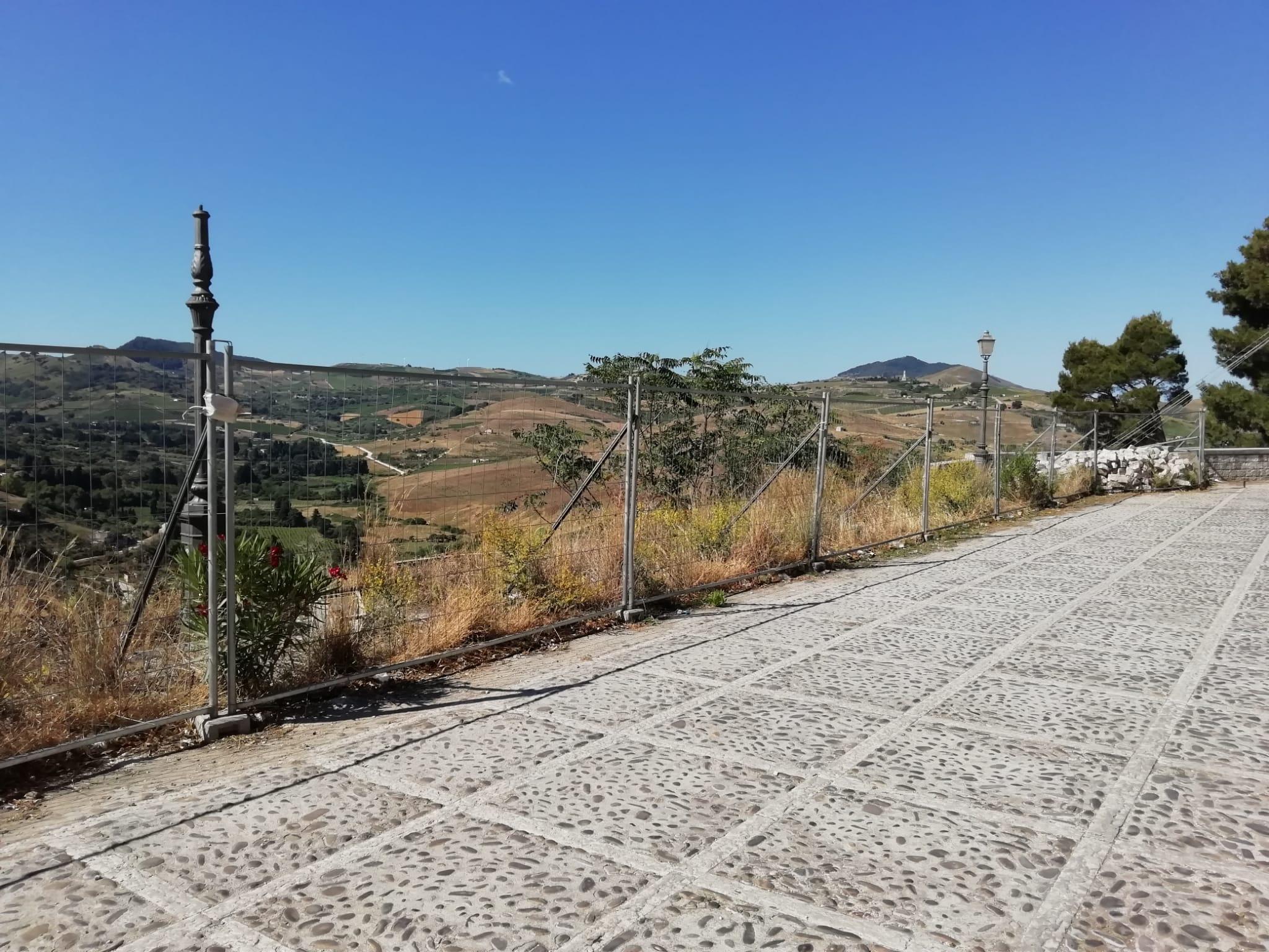 Calatafimi, si faranno i lavori per il consolidamento di piazzale Belvedere