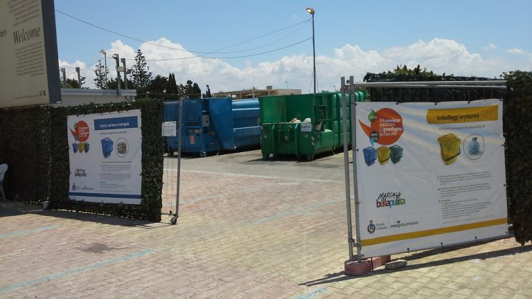 Marsala: cassoni elettrici all’isola ecologica del Signorino