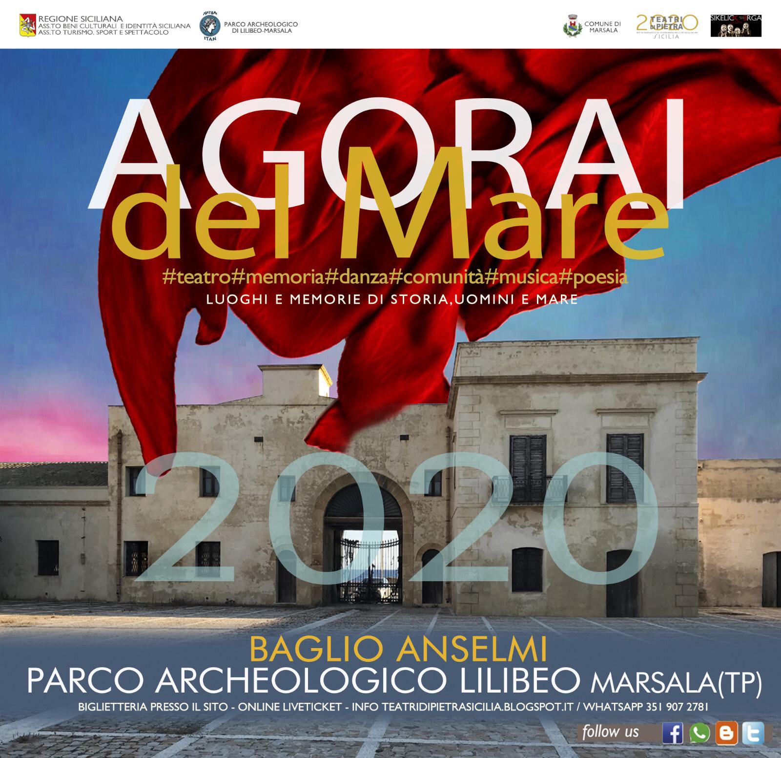 Torna al Parco Archeologico Lilibeo la rassegna “Agorai del mare”. Riapre il Baglio Tumbarello-Grignani
