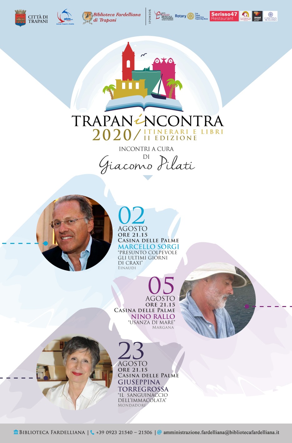 Torna a Casina delle Palme la rassegna letteraria Trapanincontra