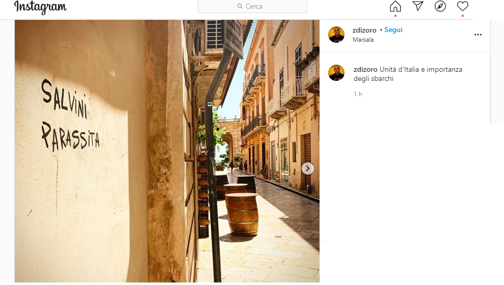 Diego Bianchi (Propaganda Live) a Marsala, le foto su Instagram…