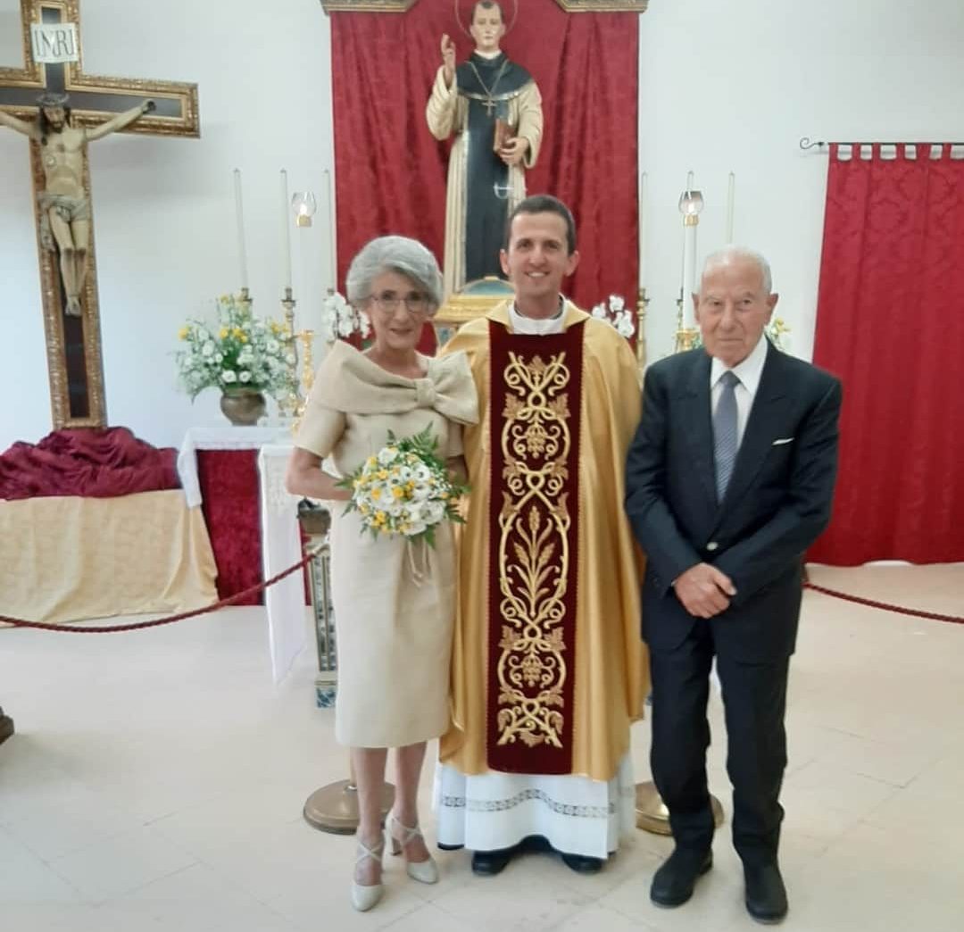 Marsala: nozze di diamante, Anna e Vito 60 anni insieme