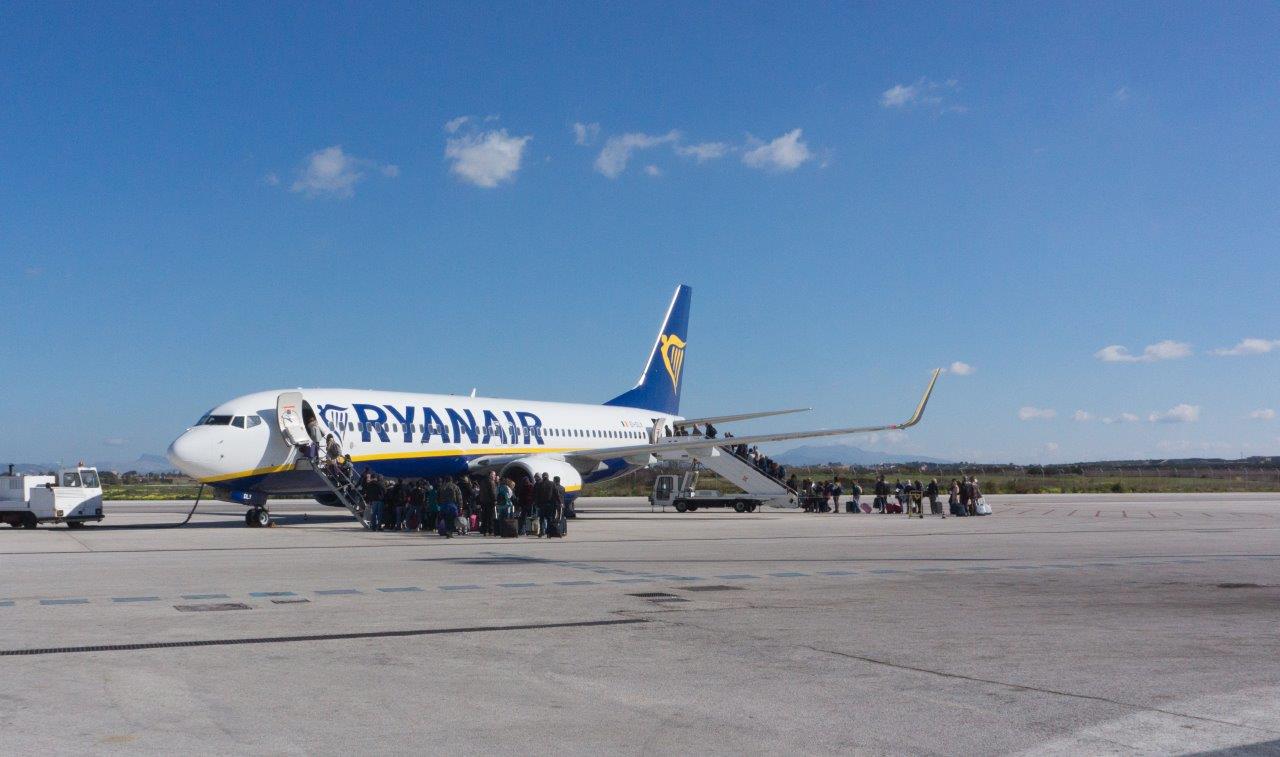 Ryanair consolida i voli da Birgi per la Summer ’23