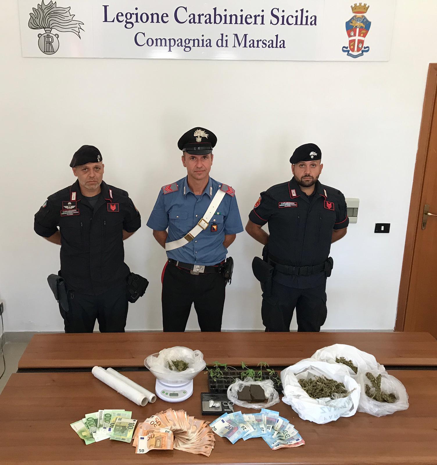 Droga, un uomo arrestato a Marsala