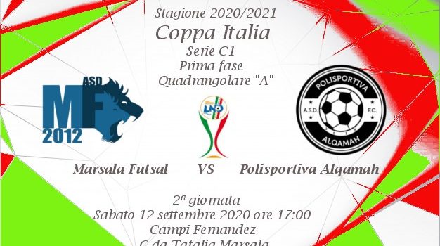 Coppa Italia Serie C 1: il Marsala Futsal incontra l’Alqamah