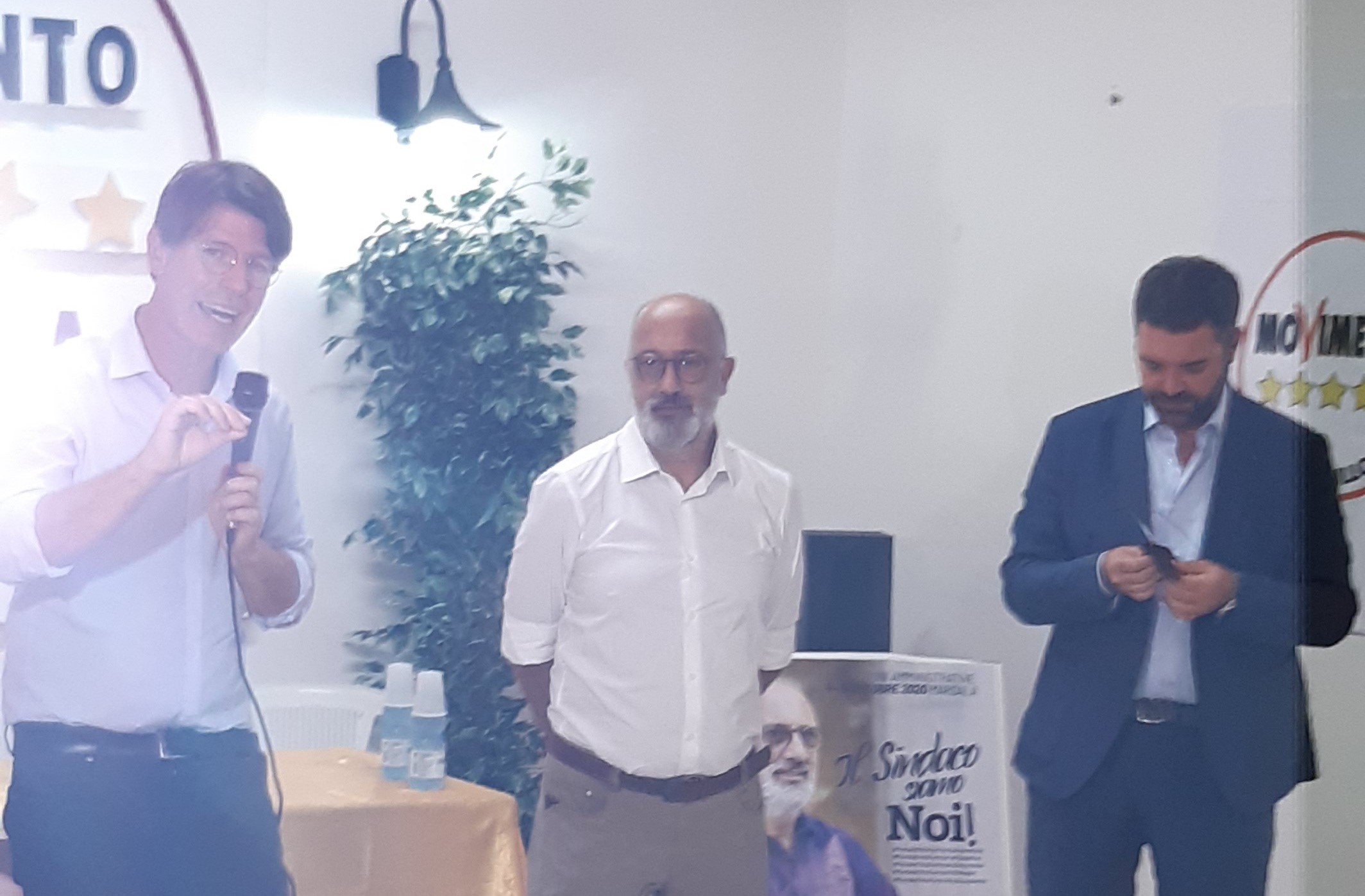 Amministrative, Corrao e De Luca a Marsala per Aldo Rodriquez: il recovery fund è un’opportunità per la Sicilia