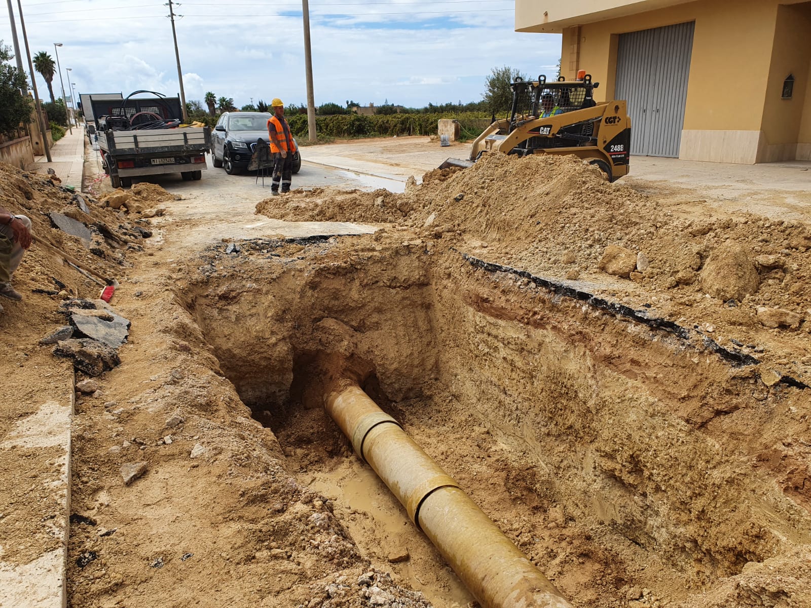 Marsala: nuovo guasto idrico, manca l’acqua in Città