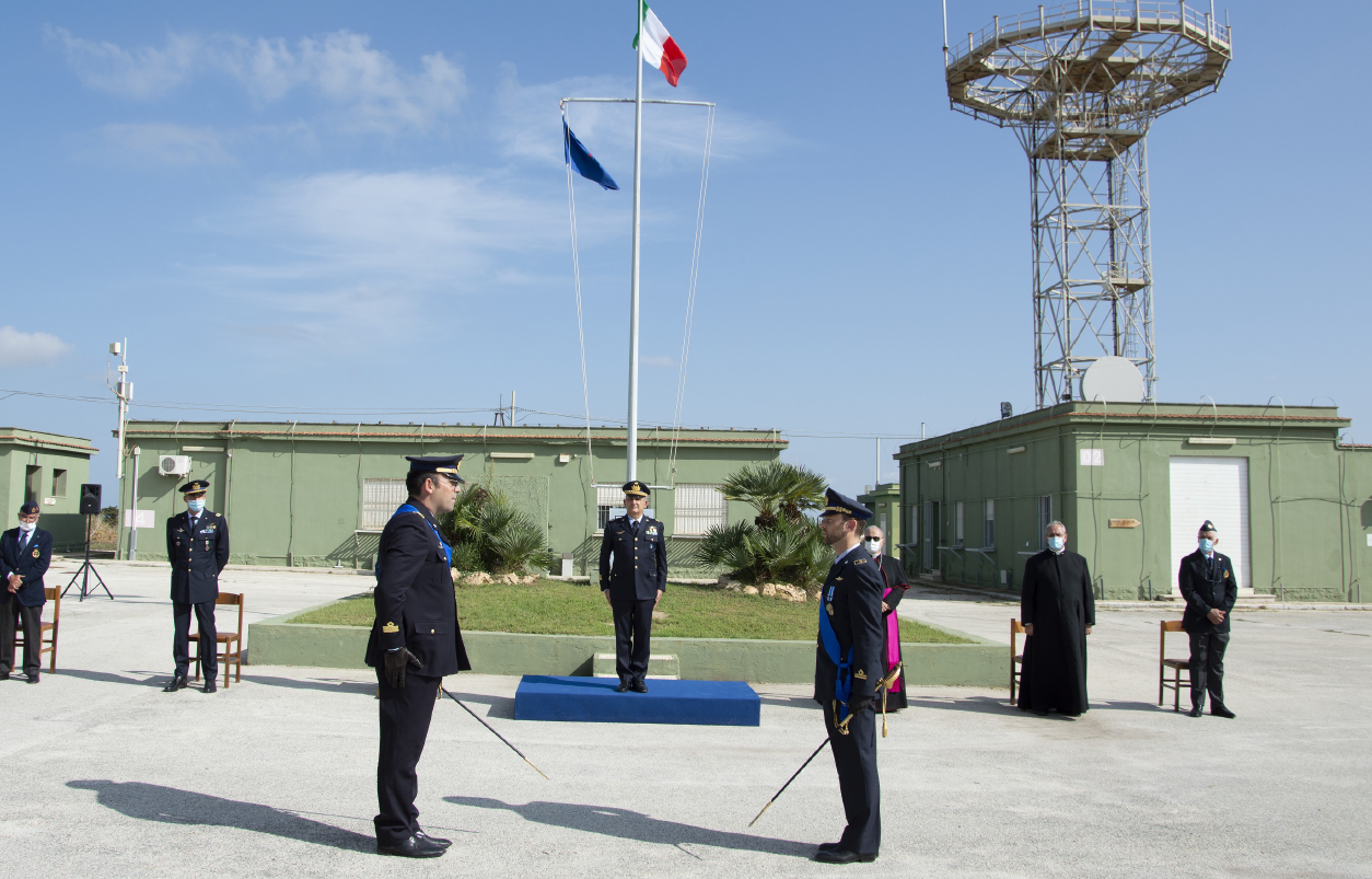 Cerimonia di Passaggio di Consegne al Comando della 135ª Squadriglia Radar Remota di Marsala